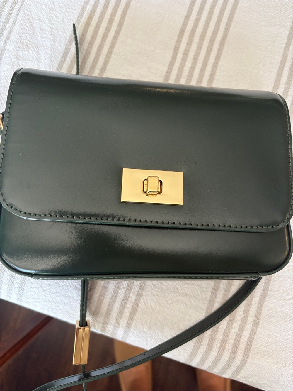 J. Crew Edie Bag in Dark Green